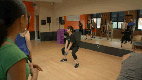 Kettlebell workout from Broad City