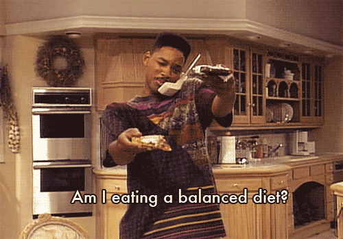 Nutritionist and personal trainer: Will Smith balanced diet GIF